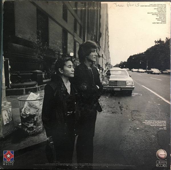 John Lennon & Yoko Ono : Double Fantasy (LP, Album, All)