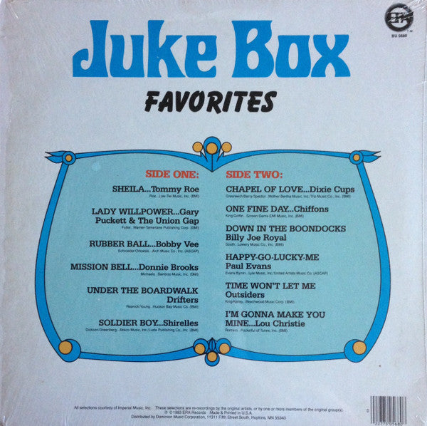 Various : Juke Box Favorites (LP, Comp)
