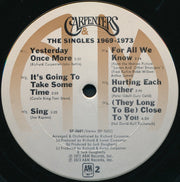 Carpenters : The Singles 1969-1973 (LP, Album, Comp)