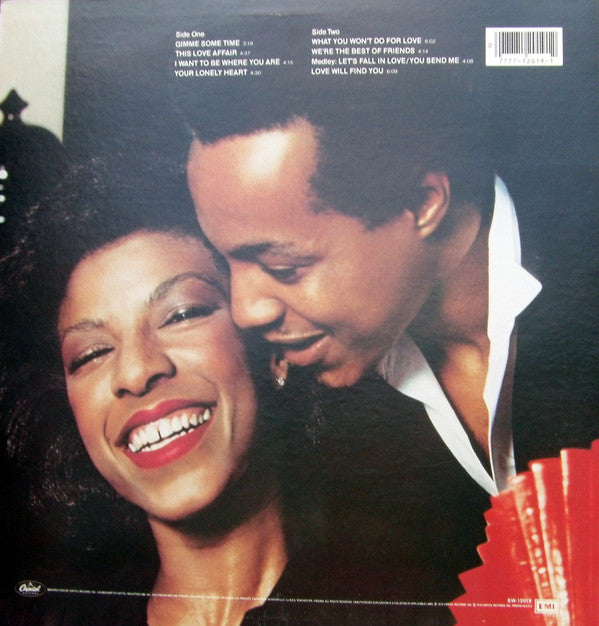 Natalie Cole & Peabo Bryson : We're The Best Of Friends (LP, Album, RE)