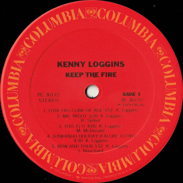 Kenny Loggins : Keep The Fire (LP, Album, RE)