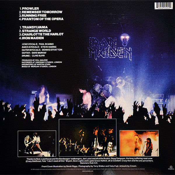 Iron Maiden : Iron Maiden (LP, Album, RE)