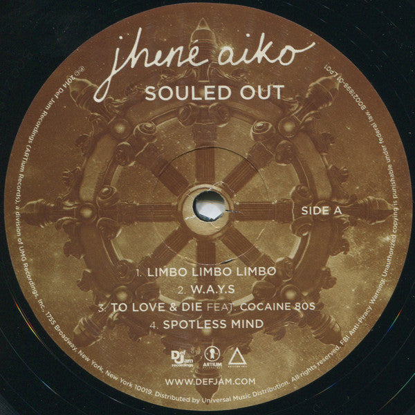 Jhené Aiko : Souled Out (2xLP, Album, Gat)