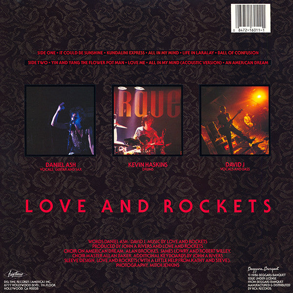 Love And Rockets : Express (LP, Album, Pre)