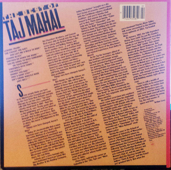 Taj Mahal : The Best Of Taj Mahal (LP, Comp, RE)