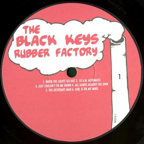 The Black Keys : Rubber Factory (LP, Album, RP)