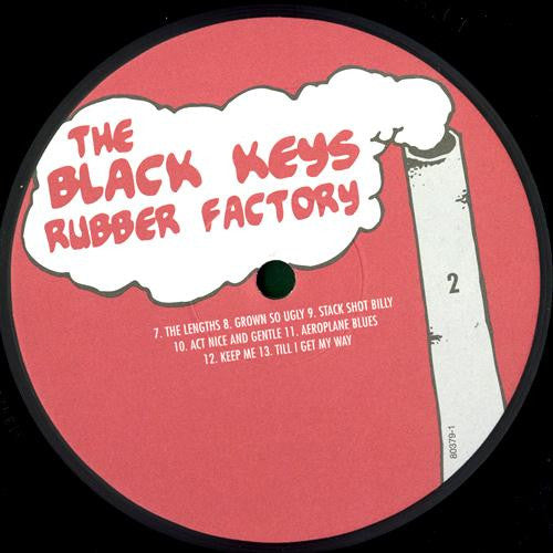 The Black Keys : Rubber Factory (LP, Album, RP)