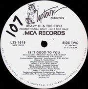 Heavy D. & The Boyz : Is It Good To You (12", Promo)