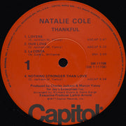 Natalie Cole : Thankful (LP, Album)