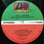 Bette Midler : Mud Will Be Flung Tonight! (LP, Album)