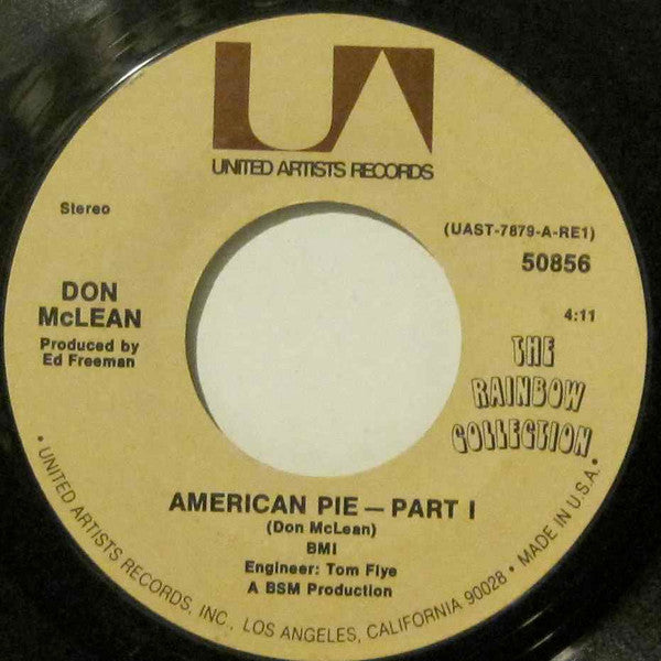 Don McLean : American Pie (7", Single, Pit)