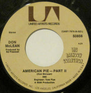 Don McLean : American Pie (7", Single, Pit)