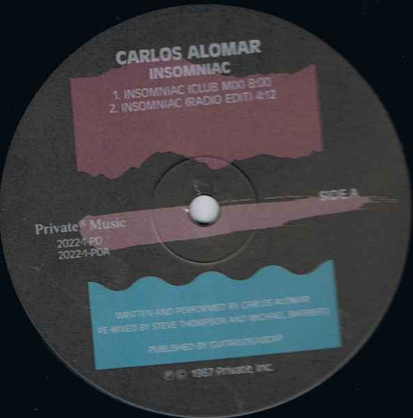 Carlos Alomar : Insomniac (12")