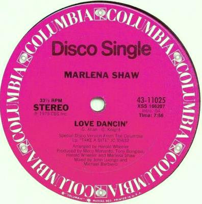 Marlena Shaw : Love Dancin' (12")