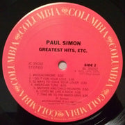 Paul Simon : Greatest Hits, Etc. (LP, Comp, San)