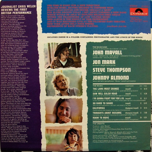 John Mayall : The Turning Point (LP, Album, Mon)