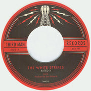 The White Stripes : Rated X (7", Whi)