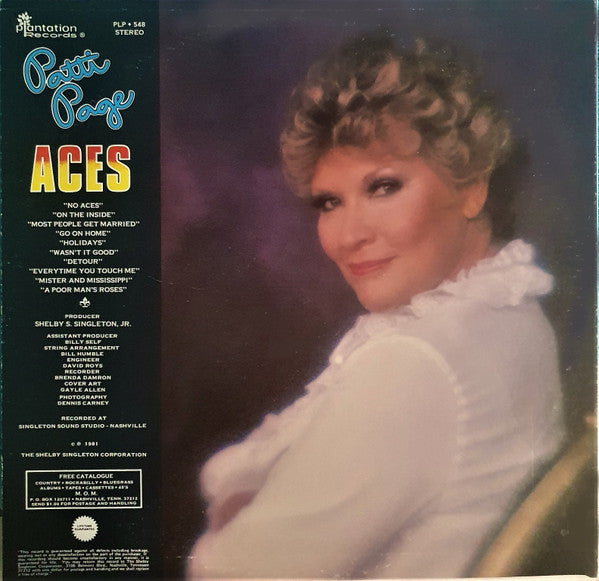 Patti Page : Aces (LP, Album)