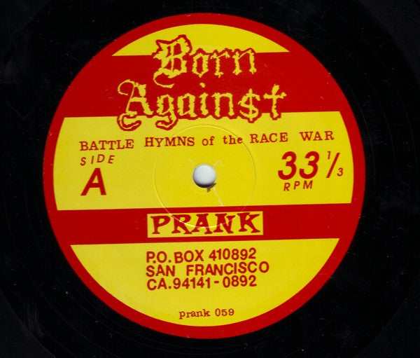 Born Against : Battle Hymns Of The Race War (LP, Album, RE, RM)