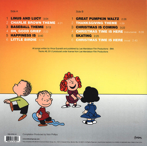 Vince Guaraldi Trio : Peanuts Greatest Hits (LP, Comp, 180)