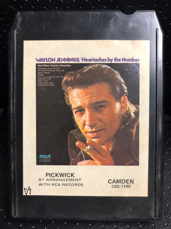 Waylon Jennings : Heartaches By The Number And Other Country Favorites (8-Trk, Comp, RE)