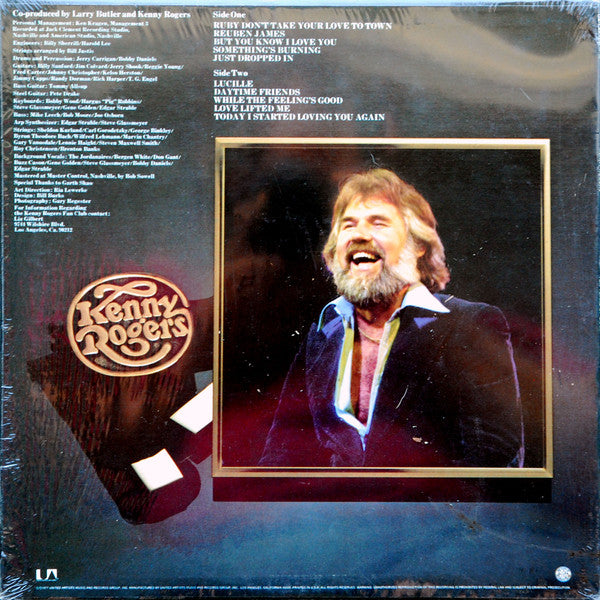 Kenny Rogers : Ten Years Of Gold (LP, Album, Comp)