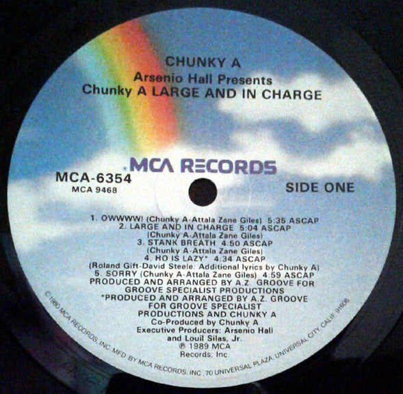 Chunky A : Large And In Charge (LP, Album)