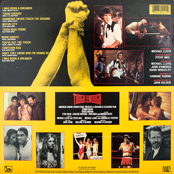 Various : Tough Enough (Original Motion Picture Soundtrack) (LP, Album)