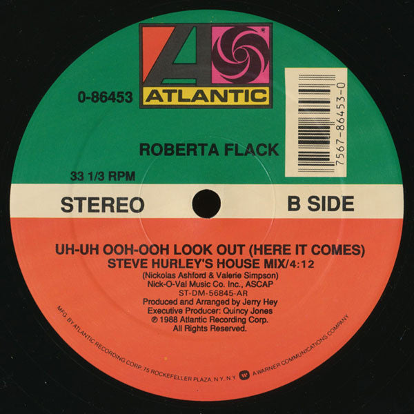 Roberta Flack : Uh-Uh Ooh-Ooh Look Out (Here It Comes) (12")