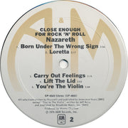 Nazareth (2) : Close Enough For Rock 'N' Roll (LP, Album, Gat)