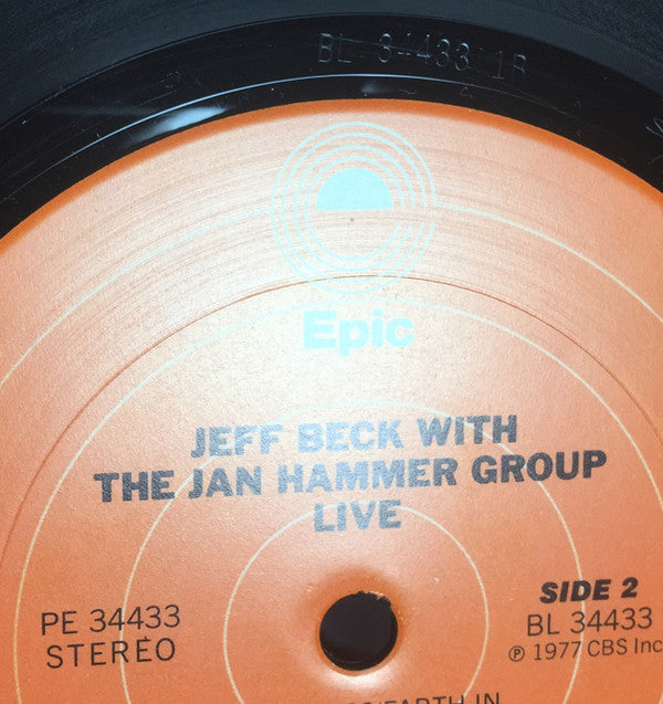 Jeff Beck With The Jan Hammer Group : Live (LP, Album, San)