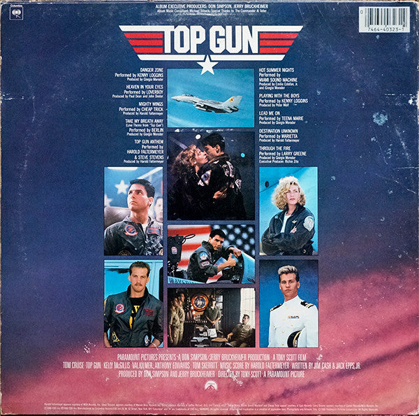 Various : Top Gun (Original Motion Picture Soundtrack) (LP, Album, Pit)