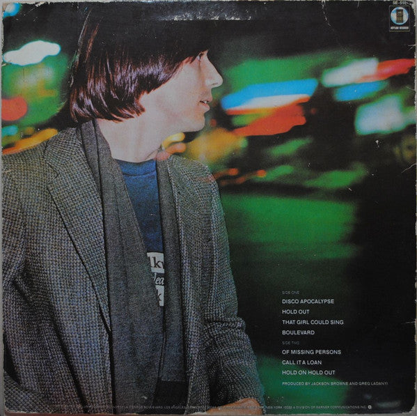 Jackson Browne : Hold Out (LP, Album, Mon)