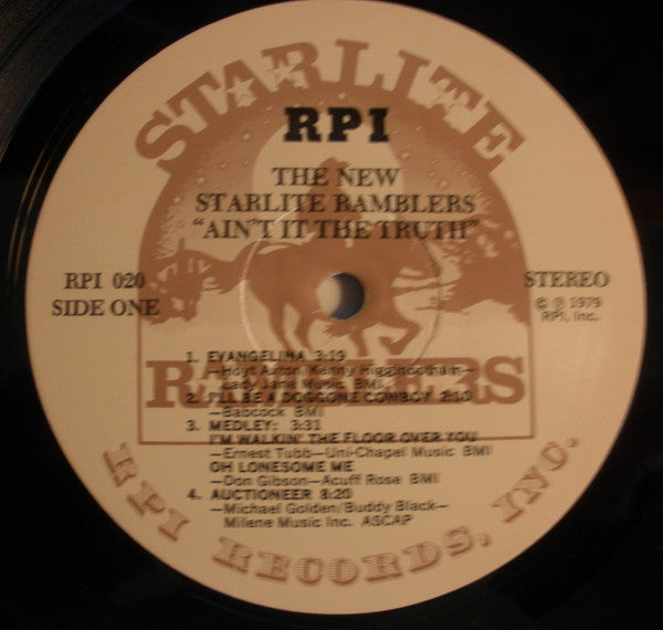 The New Starlite Ramblers : Ain't It The Truth (LP, Album)