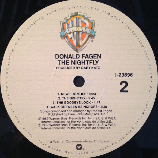 Donald Fagen : The Nightfly (LP, Album, All)