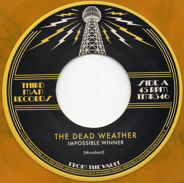 The Dead Weather : Impossible Winner (7", Single, Ltd, RP, Yel)