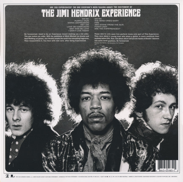 The Jimi Hendrix Experience : Are You Experienced (LP, Album, RE, RM, RP, 180)