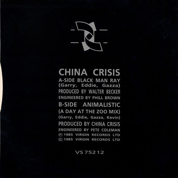 China Crisis : Black Man Ray (12", Ltd)