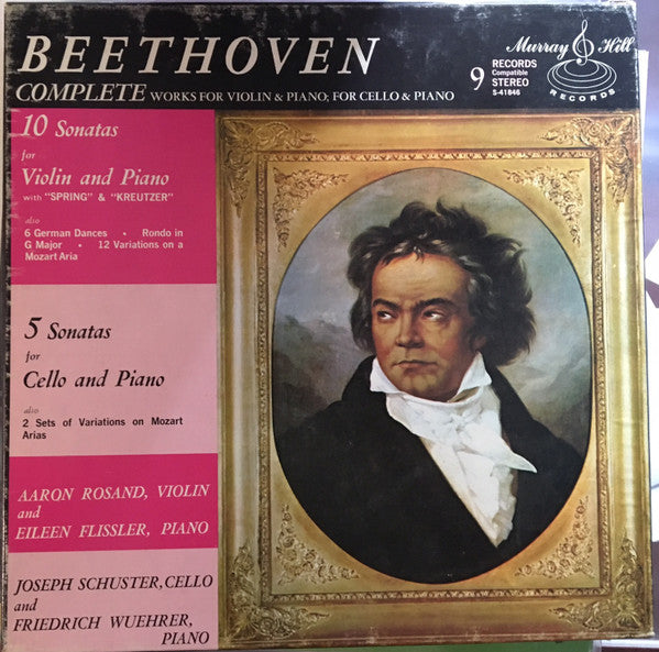 Ludwig van Beethoven : Complete Works For Violin & Piano / For Cello & Piano (9xLP + Box, Comp)