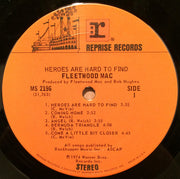 Fleetwood Mac : Heroes Are Hard To Find (LP, Album, San)