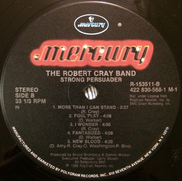 Robert Cray : Strong Persuader (LP, Album, Club, Ind)
