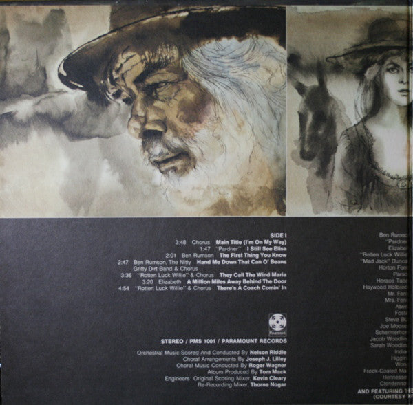 Frederick Loewe Lyrics Alan Jay Lerner Orchestral Music Scored And Conducted By Nelson Riddle, Various : Paint Your Wagon; Music From The Soundtrack (LP, Album, RP, Gat)