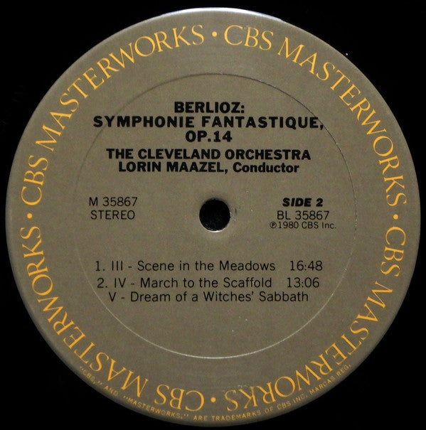 Berlioz*, Lorin Maazel, Cleveland Orchestra* : Symphonie Fantastique (LP)