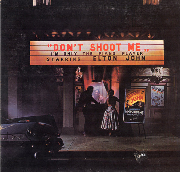 Elton John : Don't Shoot Me I'm Only The Piano Player (LP, Album, Pin)