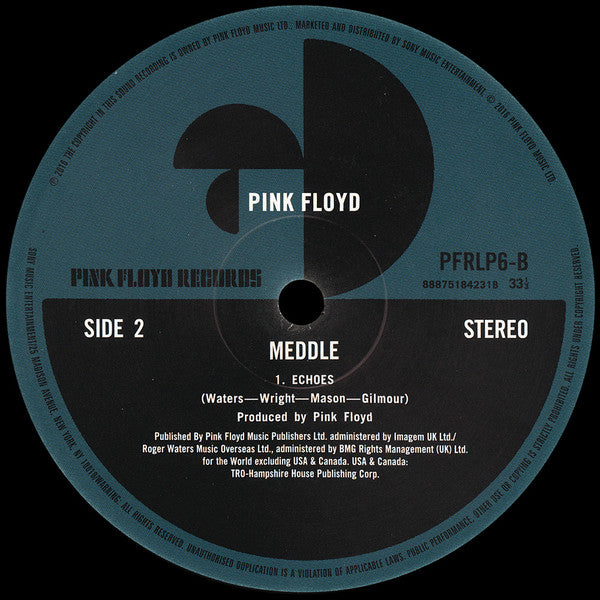 Pink Floyd : Meddle (LP, Album, RE, RM, Gat)