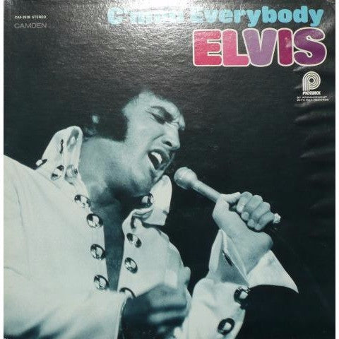 Elvis Presley : C'mon Everybody (LP, Album, Comp, Mono, RE)