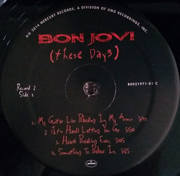 Bon Jovi : These Days (2xLP, Album, RE, 180)