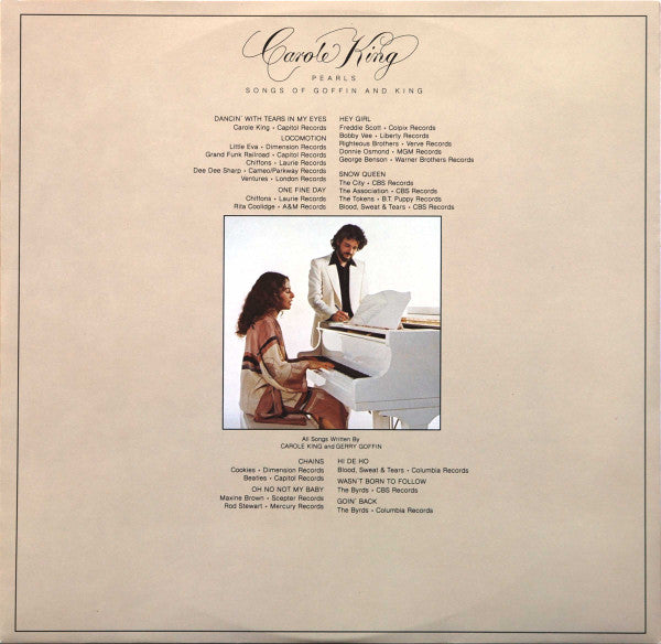 Carole King : Pearls Songs Of Goffin And King (LP, Album, Los)