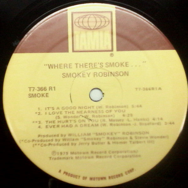 Smokey Robinson : Where There's Smoke... (LP, Album)