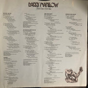 Barry Manilow : This One's For You (LP, Album, Ric)